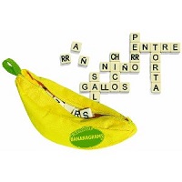 Bananagrams with Spanish Alphabet letters for the game.