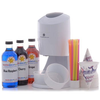 Hawaiian Shaved Ice and Snow Cone Machine Party Pack