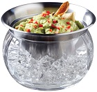 Prodyne ICED Dip-on-Ice Serving Bowl for Dip on Ice Cubes